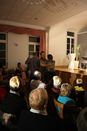 Das Publikum tanz Tango